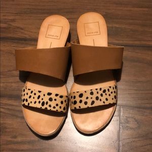 Dolce Vita Sandals with cheetah print